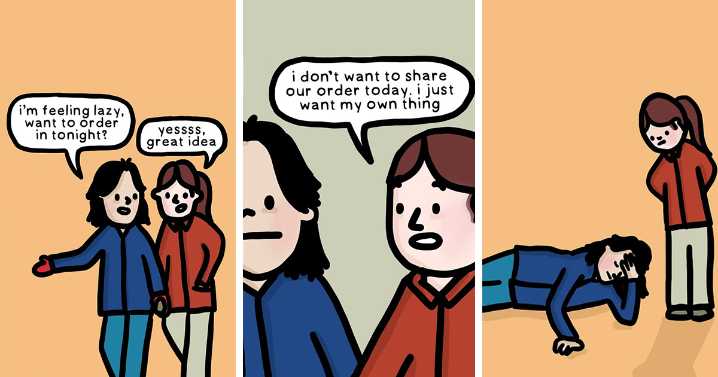 Artist Illustrates 18 Relatable And Cute Comics Featuring Relationship Quirks
