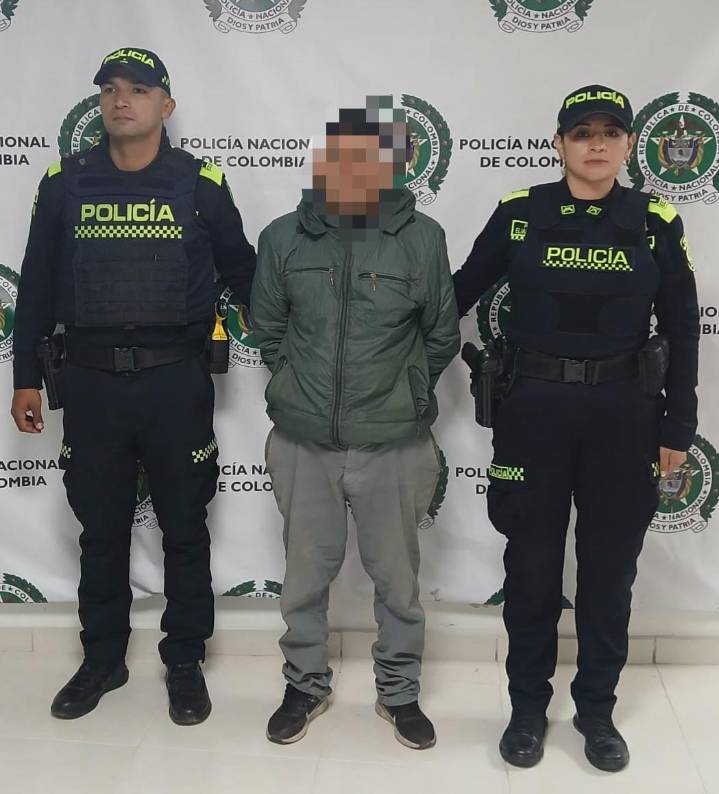 Capturado por el delito de violencia intrafamiliar agravada