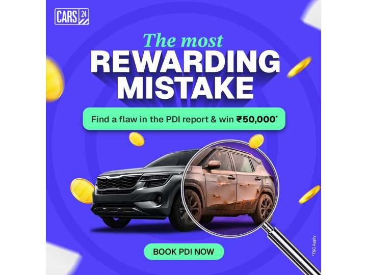 CARS24 Bets Rs. 50,000 on the Accuracy of Every PDI Report