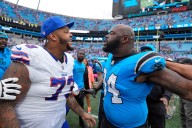 Watch the moment Bills and Panthers players nearly came to blows after Buffalo’s crushing victory