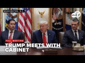 FULL: President Trump leads Cabinet meeting at the White House