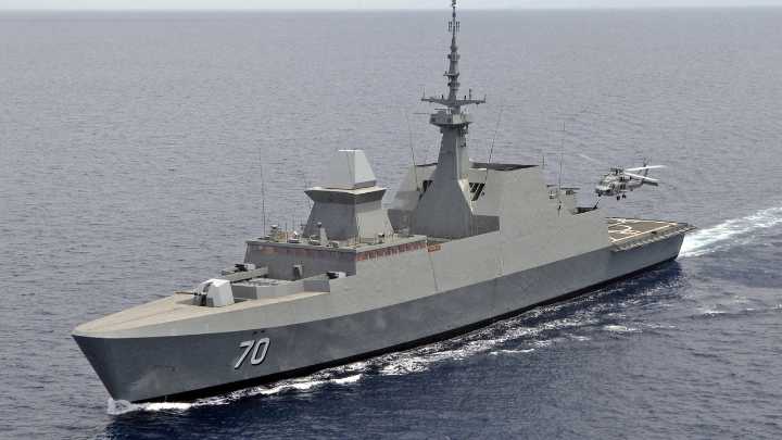 Singapur presenta un nuevo navío que parece salido de 'Battlestar Galactica'