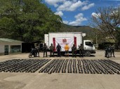 Ejército Nacional incauta más de 800 kilos de marihuana en La Plata, Huila