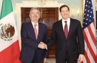 En EU, Juan Ramón de la Fuente y Marco Rubio revisan acciones contra grupos criminales
