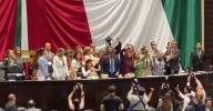 Gritos y empujones entre Morena y PAN en la Cámara de Diputados por conflicto Palestina