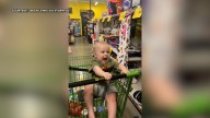 Video: Baby's reaction to Ghostface mask is horror movie