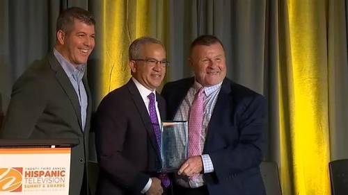 WABC's Joe Torres accepts 'Rafael Eli Award for Pioneers in Hispanic Television'