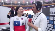 Scarlet Cortés tras su caída en Mundial de Ciclismo Pista: "Fue muy difícil volver a concentrarme"