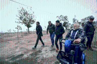 Mayra recorrió la pileta que construye el Sindicado de Comercio en la ribera