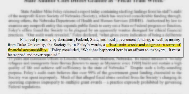 Karen Society: ‘We can and must do better’ following state audit