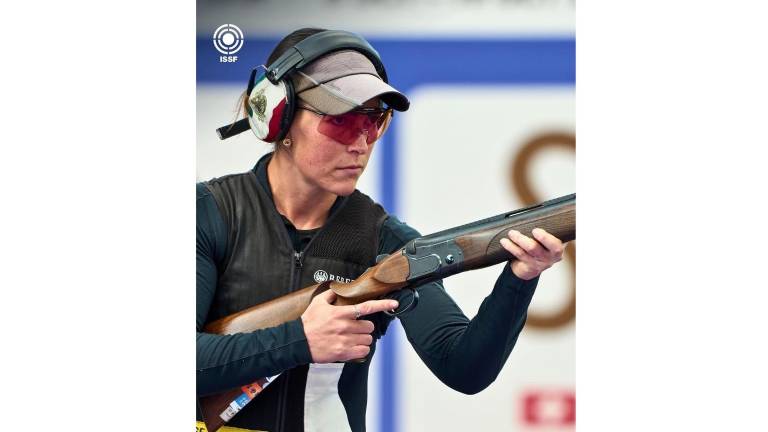 Gabriela Rodríguez gana plata histórica en el Mundial de Tiro Deportivo en Grecia