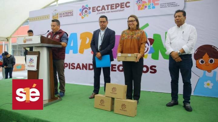 Azucena Cisneros entrega zapatos y anuncia nuevos apoyos escolares en Ecatepec