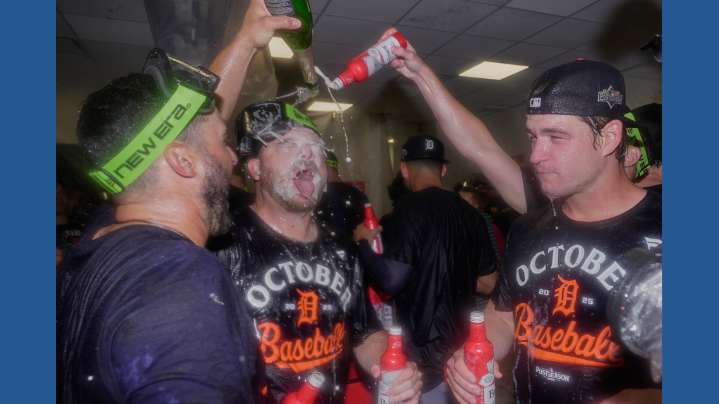 Detroit Tigers catcher Dillon Dingler takes down hometown Cleveland Guardians in Wild Card Series clincher