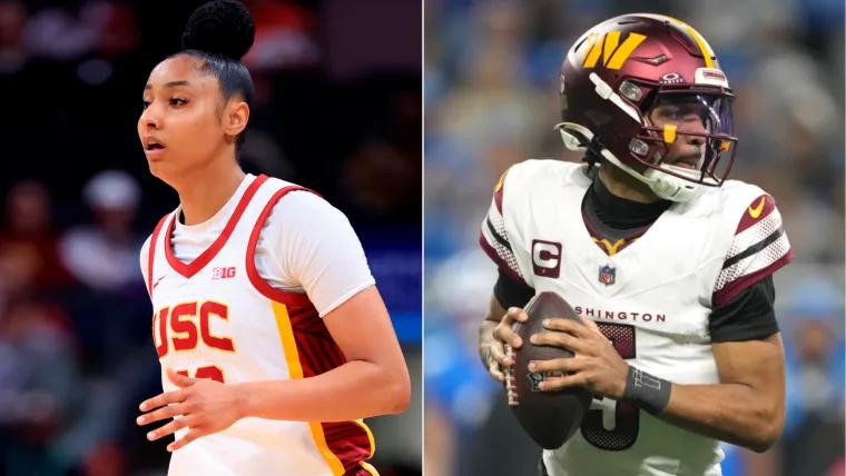 Are Jayden Daniels and JuJu Watkins dating? What to know about relationship between Commanders QB, USC basketball star