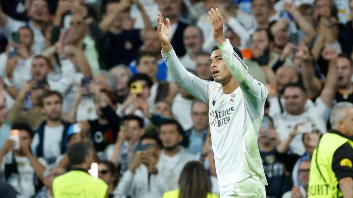 Bellingham adelanta al Real Madrid ante la Juventus aprovechando un rechace tras un jugadón de Vinicius