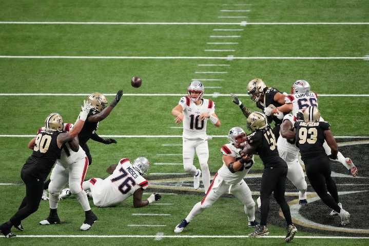 Drake Maye sizzles against Saints as Patriots chalk up third straight win