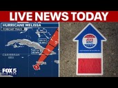 LIVE: Hurricane Melissa updates; 1 week from NYC Election Day