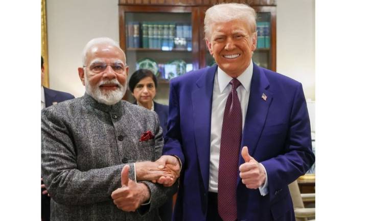 Modi 'tough as hell', says Trump; once again claims credit for ending Indo