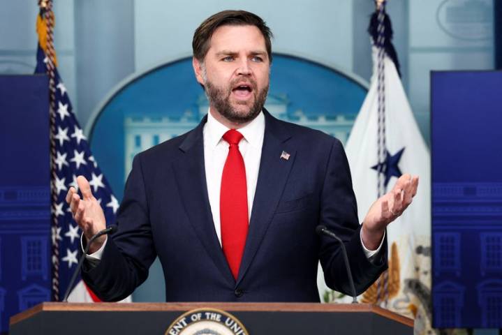 Trump’s AI videos of top Democrat were a joke, not racist, Vance says