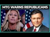 Marjorie Greene's DIRE WARNING For Republicans