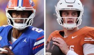 Steve Sarkisian said Manning, Lagway will thrive, given time