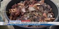 Leaves pickup in Evansville starts Monday, heavy trash pickups paused