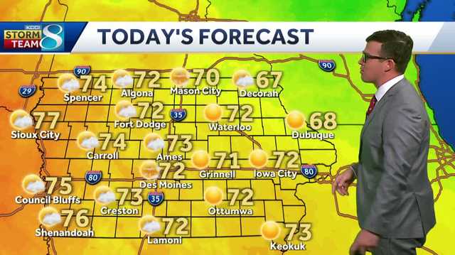 Des Moines weather: Warmer weather brings a few showers