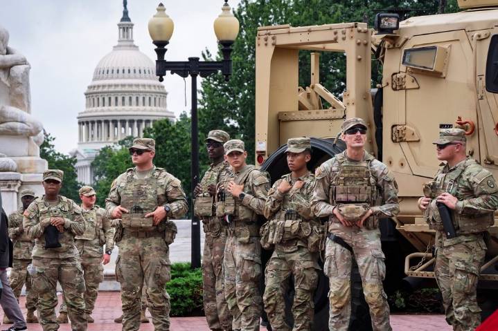 DC police detained man for protesting National Guard patrol with Darth Vader song, lawsuit says
