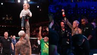 Video: Charles Oliveira Adorably Holds His Child Up High After Bossing Over Mateusz Gamrot At UFC Rio