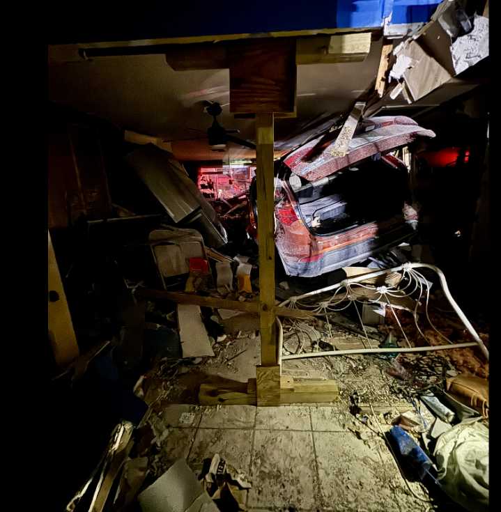 4 people, including child, injured after vehicle crashes into Pasco County home