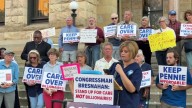 Vigil held at Scranton City Hall amidst healthcare concerns from the government shutdown