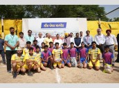 Arvind Kejriwal lays foundation stone for playgrounds in 3100 villages