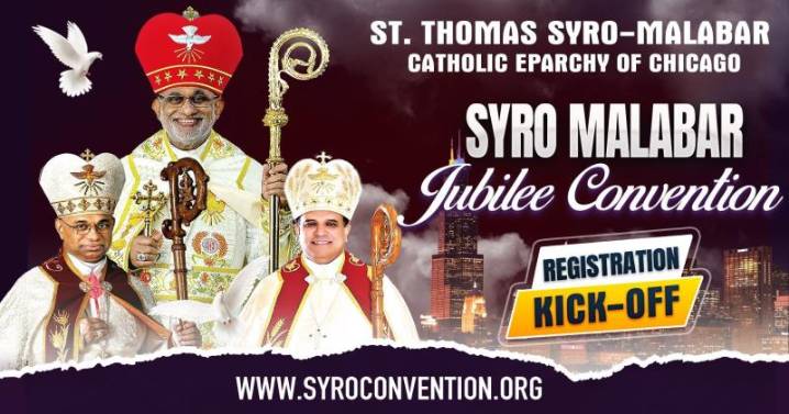 Grand Kickoff of Syro Malabar USA Convention 2026 at Dallas this Sunday by Bishop Emeritus Mar Jacob Angadiath