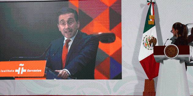 Sheinbaum celebró que ministro español lamentara los abusos de la conquista