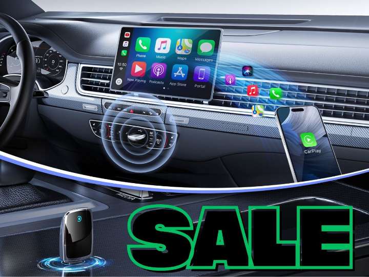 Save 70% off Amazon's top wireless CarPlay adapter for Prime Big Deal Days