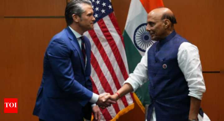 'New chapter': Rajnath Singh meets US secretary of war Pete Hegseth; signs 10yr defence framework