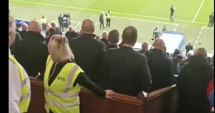 Thelwell and Stewart targeted as Rangers directors' box surrounded by stewards and fans warn they'll pack bags