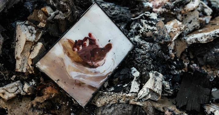 Inside the devastation of a burned Latter-day Saint church, she found 'God’s hand, untouched’