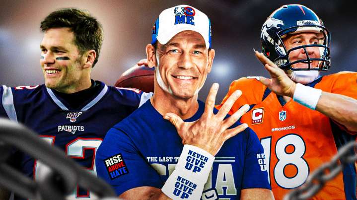 WWE’s John Cena teases match with cryptic Tom Brady