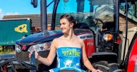 Beauty queen reaches Miss England final by dressing as sack of potatoes