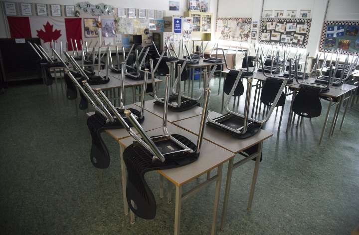 Alberta teachers look for ways to make ends meet as historic strike in second day