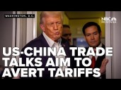 US-China trade talks aim to avert tariffs and rare earth controls amid soybean dispute