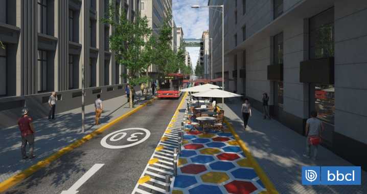 Transportes abre licitación para obras que permitirán el regreso de los buses al paseo Bandera