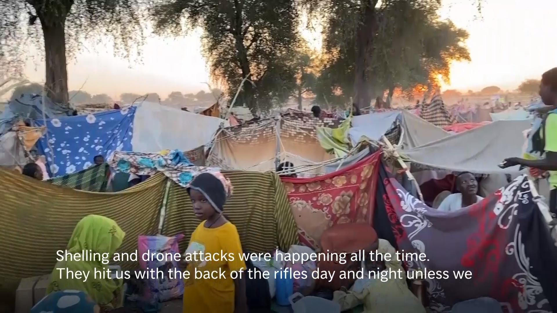 Sudanese displaced by el-Fasher violence recount shelling and journey to safety