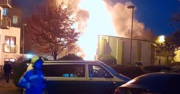 Huge fire sparks major emergency response as street is evacuated