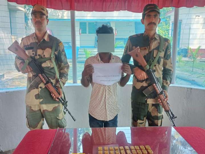 WB: BSF apprehends smuggler with gold biscuits