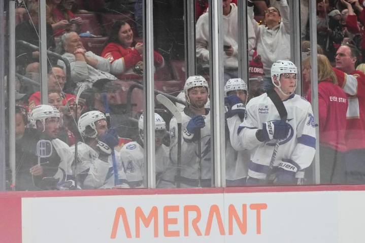 A ton of ejections. A goal taken away 15 minutes later. Panthers-Lightning was wild Saturday. – Chicago Tribune