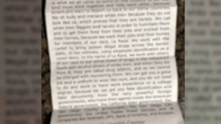 San Diego Police investigating hate messages in East Village