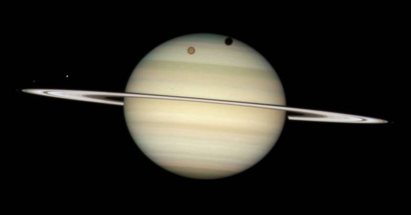 Cosmic dust hints at planetary moon supportive of life