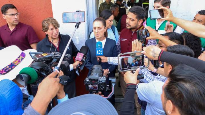 Sheinbaum anuncia ayuda y obras para evitar nuevas inundaciones en Nezahualcóyotl